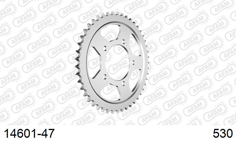 SUZUKI FZS600 FAZER / GSF600/650, GSX 600F ÇELİK ARKA DİŞLİ #530