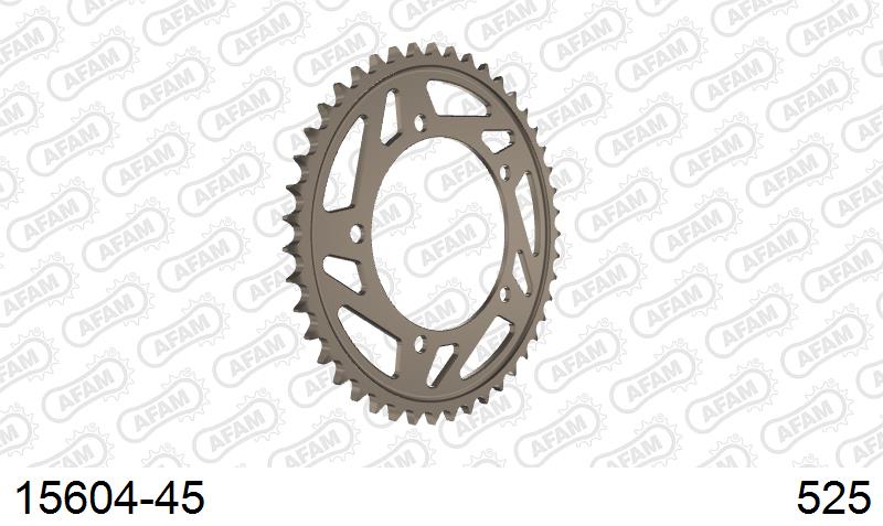 SUZUKI GSX-R600 01-05 ALUMİNYUM ARKA DİŞLİ #525