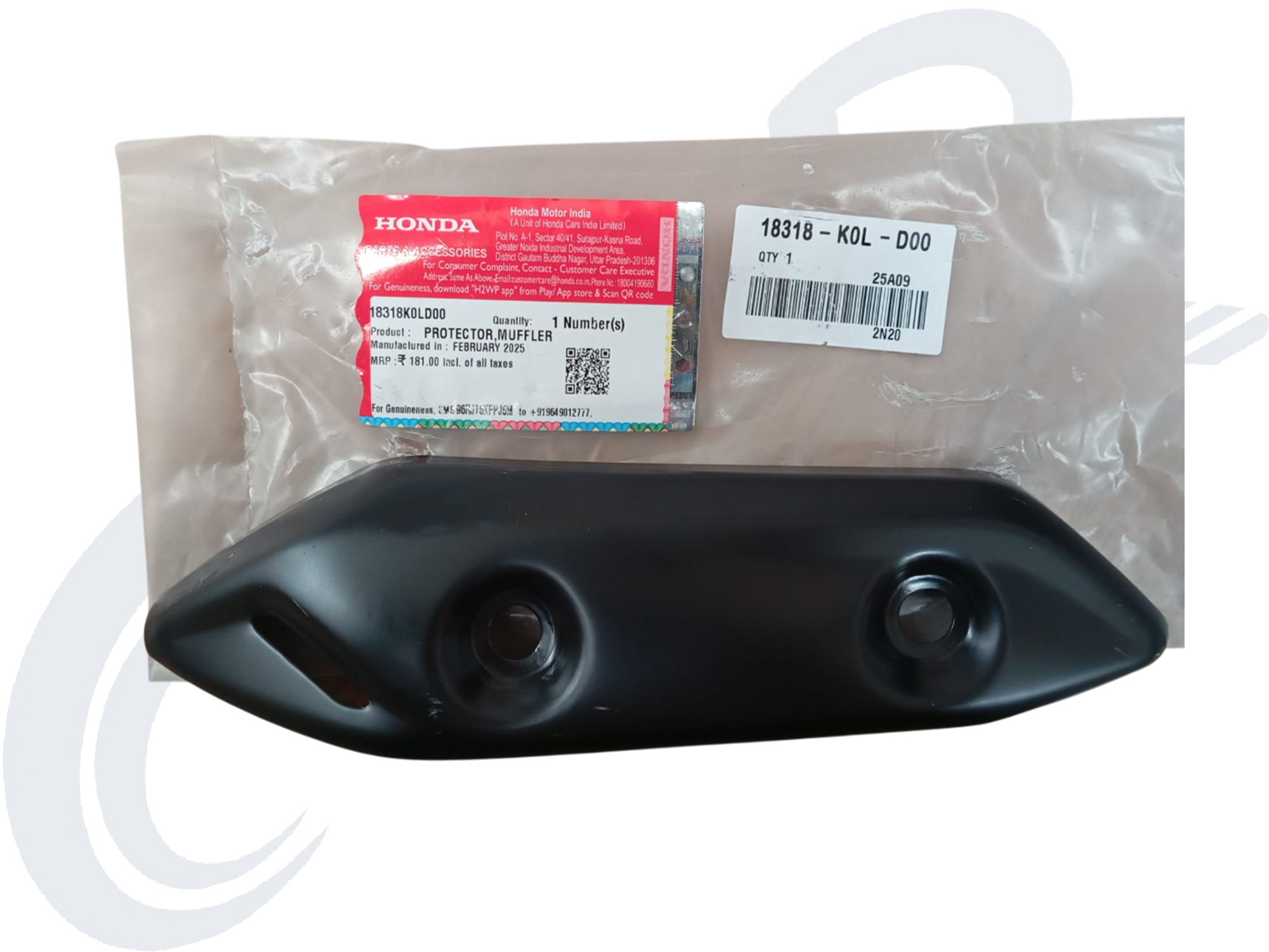 ACTİVA 125 NEW DELUX EGZOZ KORUMA ORJ