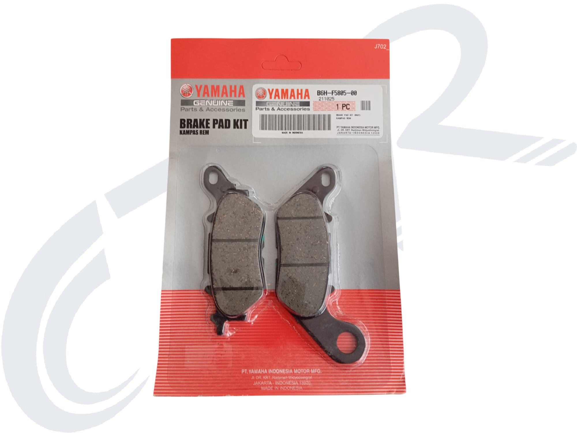 NMAX 125 2022 DİSK BALATASI ARKA ORJ B6H-F5805-00