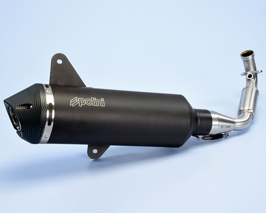 POLINI EGZOS VESPA GTS300 EURO5 INOX+CARBON KATALİZÖRLÜ