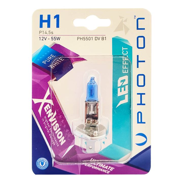 PHOTON H1 12V 55W XEN VISION (TEKLİ BLISTER)