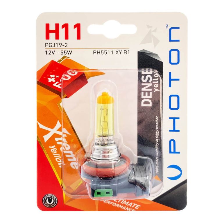 PHOTON H11 12V 55W XTREME YELLOW (TEKLİ BLISTER)