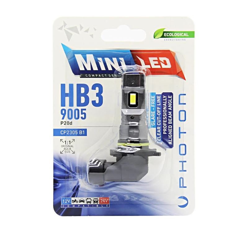 PHOTON MINI HB3 9005 12-24V COMPACT LED (TEKLİ BLİSTER)