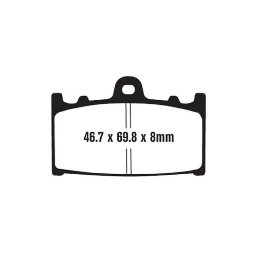 SUZUKI GSXR750 00-02 , KAWASAKI VERSYS 1000 SINTER ÖN FREN BALATASI