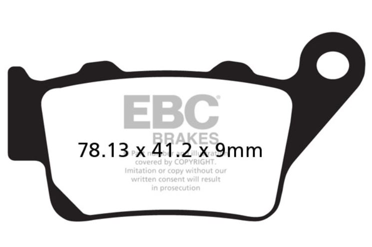 YAMAHA XT660 Z TENERE 08-15 / XTZ700 TENERE 15-21 SINTER ARKA FREN BALATASI