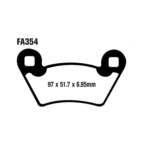 POLARIS SPORTSMAN 325 , RANGER 500/700/800/1000 SINTER ARKA FREN BALATASI