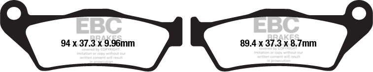 BMW K1200S-R / K1300 S-R SINTER ARKA FREN BALATASI