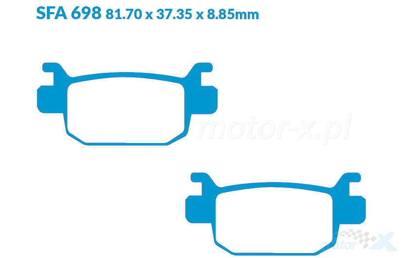BENELLI TRK502 18-20 SINTER ARKA FREN BALATASI