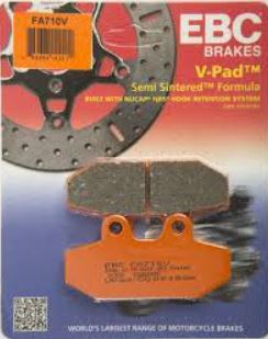 HD FatBoy-Heritage-Brakeout-Bob 18-20 Yarı Sinter Arka Fren Balatası