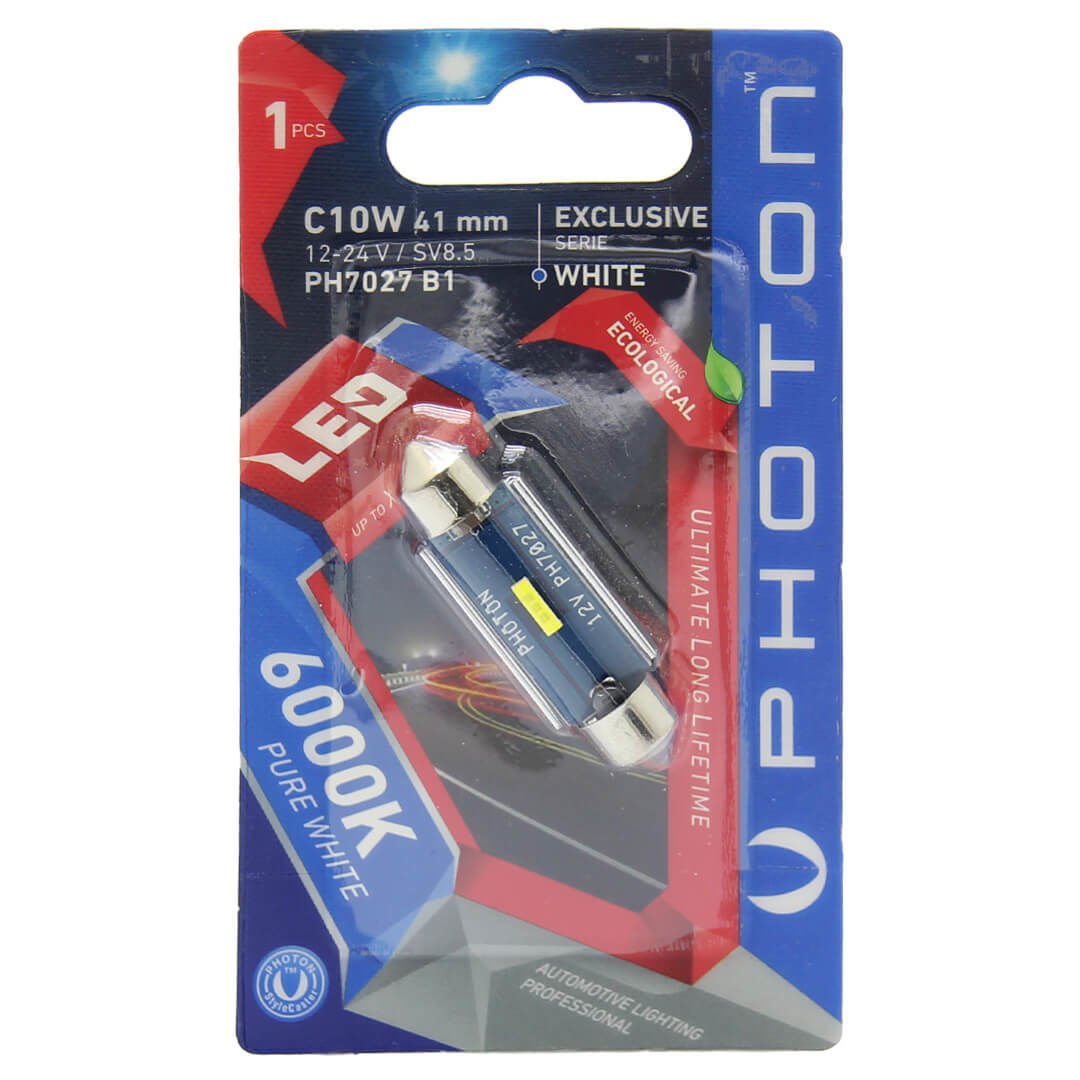 PHOTON C10W 12V 41mm EXCLUSIVE CANBUS SOFİT LED(TEKLİ BLİSTER)