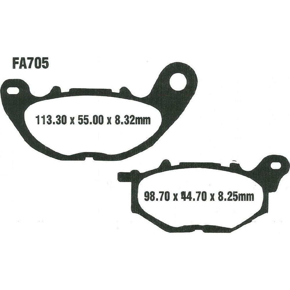 YAMAHA XMAX 125 - XMAX300 CARBON ÖN FREN BALATASI